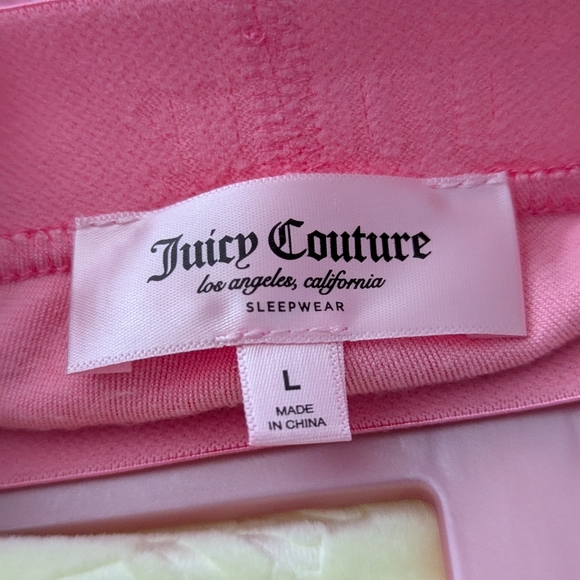 Juicy Couture Women's (Large) Velvet/Velour Sleep/Boxer Shorts/Pajama Bottoms - Picture 16 of 16